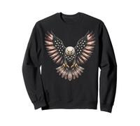 Patriotic American Flag Bald Eagle USA Pride 4th of July Sweatshirt