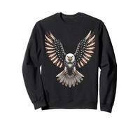 Patriotic American Flag Bald Eagle USA Pride 4th of July Sweatshirt