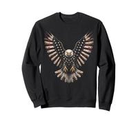 Patriotic American Flag Bald Eagle USA Pride 4th of July Sweatshirt