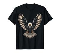 Patriotic American Flag Bald Eagle USA Pride 4th of July T-Shirt