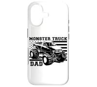 Patriotic Art Love USA Fier Drapeau américain Monster Truck Dad Coque pour iPhone 17