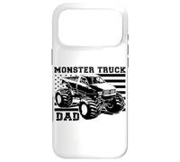 Patriotic Art Love USA Fier Drapeau américain Monster Truck Dad Coque pour iPhone 17 Pro Max