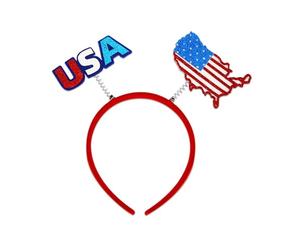 Patriotic Bandband American Flag Hair Accessory for Independence Day Memorial Fourth of Juillet 1/15 PCS USA Headwear sur le thème Adults Kids Red Blanc Bleu G