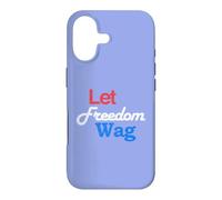 Patriotic Dog Lover Let Freedom Wag Graphic Coque pour iPhone 17
