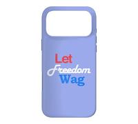Patriotic Dog Lover Let Freedom Wag Graphic Coque pour iPhone 17 Pro Max