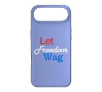Patriotic Dog Lover Let Freedom Wag Graphic Coque pour iPhone Air