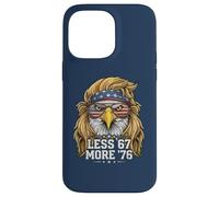 Patriotic Eagle Blonde Mullet | Moins de 67 Plus '76 pour l'Amérique Coque pour iPhone 14 Pro Max