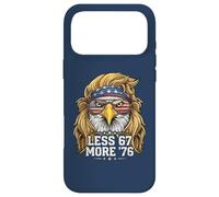 Patriotic Eagle Blonde Mullet | Moins de 67 Plus '76 pour l'Amérique Coque pour iPhone 17 Pro Max