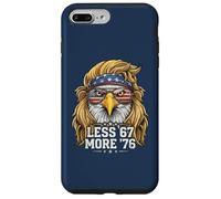 Patriotic Eagle Blonde Mullet | Moins de 67 Plus '76 pour l'Amérique Coque pour iPhone 7 Plus/8 Plus