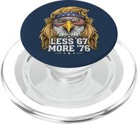 Patriotic Eagle Blonde Mullet | Moins de 67 Plus '76 pour l'Amérique PopSockets PopGrip pour MagSafe