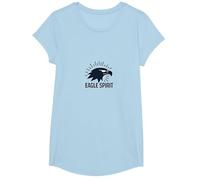 Patriotic Eagle Spirit American Pride Graphique pour Homme T-Shirt, Fille, Bleu Céleste, L