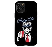 Patriotic Happy 250 ! Trump est drôle Coque pour iPhone 11 Pro