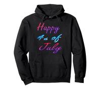 Patriotic Happy Fourth Juillet Freedom and Fireworks Art Sweat à Capuche