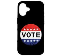 Patriotic USA Elections Campaign Retro Vintage Vote Button Coque pour iPhone 16
