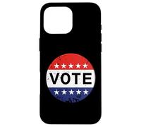 Patriotic USA Elections Campaign Retro Vintage Vote Button Coque pour iPhone 16 Pro Max
