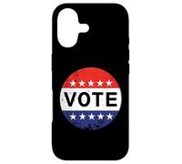 Patriotic USA Elections Campaign Retro Vintage Vote Button Coque pour iPhone 17