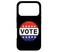 Patriotic USA Elections Campaign Retro Vintage Vote Button Coque pour iPhone 17 Pro