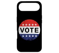 Patriotic USA Elections Campaign Retro Vintage Vote Button Coque pour iPhone Air