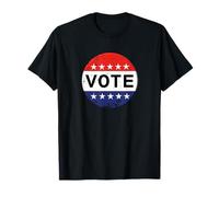 Patriotic USA Elections Campaign Retro Vintage Vote Button T-Shirt
