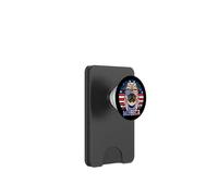 Patriotic USA Flag I Love Dogs 4th of July PopSockets PopWallet pour MagSafe