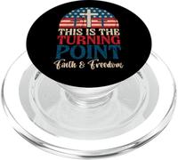 Patriotique Américain Turning Point Drapeau américain PopSockets PopGrip pour MagSafe