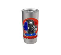 Patriotique Gaulois Réfractaire Français héritage audacieux Gobelet isotherme en acier inoxydable double paroi
