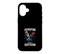 Patriotisme Américain avec Ironie Coque pour iPhone 16