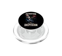 Patriotisme Américain avec Ironie PopSockets PopGrip pour MagSafe