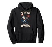 Patriotisme Américain avec Ironie Sweat à Capuche