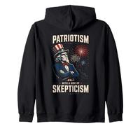 Patriotisme Américain avec Ironie Sweat à Capuche