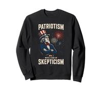 Patriotisme Américain avec Ironie Sweatshirt