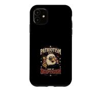 Patriotisme avec Scepticisme - T-Shirt Aigle Coque pour iPhone 11