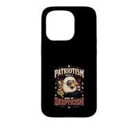 Patriotisme avec Scepticisme - T-Shirt Aigle Coque pour iPhone 15 Pro
