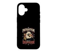 Patriotisme avec Scepticisme - T-Shirt Aigle Coque pour iPhone 16