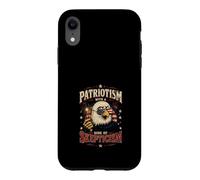 Patriotisme avec Scepticisme - T-Shirt Aigle Coque pour iPhone XR