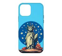 Patriotisme Cat Lady Liberty Freedom Independence 4 Juillet Coque pour iPhone 12 Mini