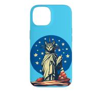 Patriotisme Cat Lady Liberty Freedom Independence 4 Juillet Coque pour iPhone 14