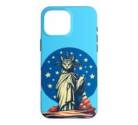 Patriotisme Cat Lady Liberty Freedom Independence 4 Juillet Coque pour iPhone 16 Pro Max