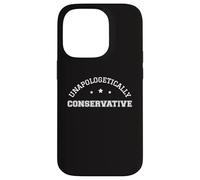 Patriotisme Conservateur sans Excuse Vote conservateurs Coque pour iPhone 14 Pro
