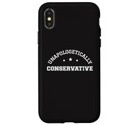 Patriotisme Conservateur sans Excuse Vote conservateurs Coque pour iPhone X/XS