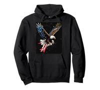 Patriotisme du pygargue à tête Blanche Sweat à Capuche