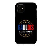 Patriotisme Réfractaire Humour Français Patriote Gaulois Coque pour iPhone 11