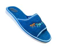 Patrizia Azzi Sandale pour femme, chaussons de plage, piscine spa, éponge 100 % entièrement doublés en pur coton/éponge, semelle antidérapante lavable, Laguna, 41 EU