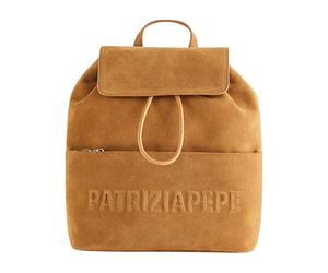 Patrizia Pepe - Backpack - Femme - Sacs - Brun - Taille: ONE Size