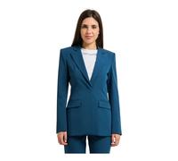 Patrizia Pepe - Blazer Ajusté et Élancé - Femme - Vestes - Bleu - Taille: 46 FR