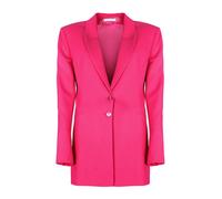 Patrizia Pepe - Blazer Élégant avec Boutons Logos - Femme - Vestes - Rose - Taille: 42 FR
