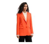 Patrizia Pepe - Blazer Structuré en Sergé - Femme - Vestes - Orange - Taille: 42 FR