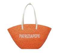 PATRIZIA PEPE Cabas orange / blanc, Taille One Size