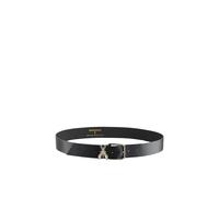 Patrizia Pepe - Ceinture basse en cuir de veau - unisex - Accessoires - Noir - Taille: M