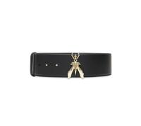 Patrizia Pepe - Ceinture haute en cuir - Femme - Accessoires - Noir - Taille: M